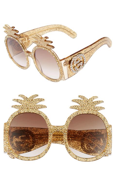 gucci pineapple sunglasses dupe|gucci sunglasses on sale.